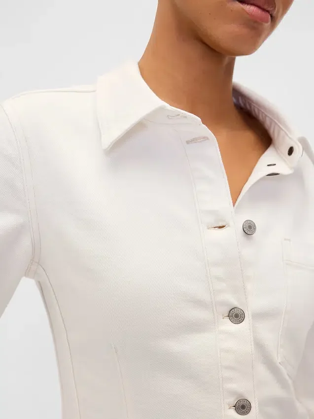 Chemise en denim cintrée