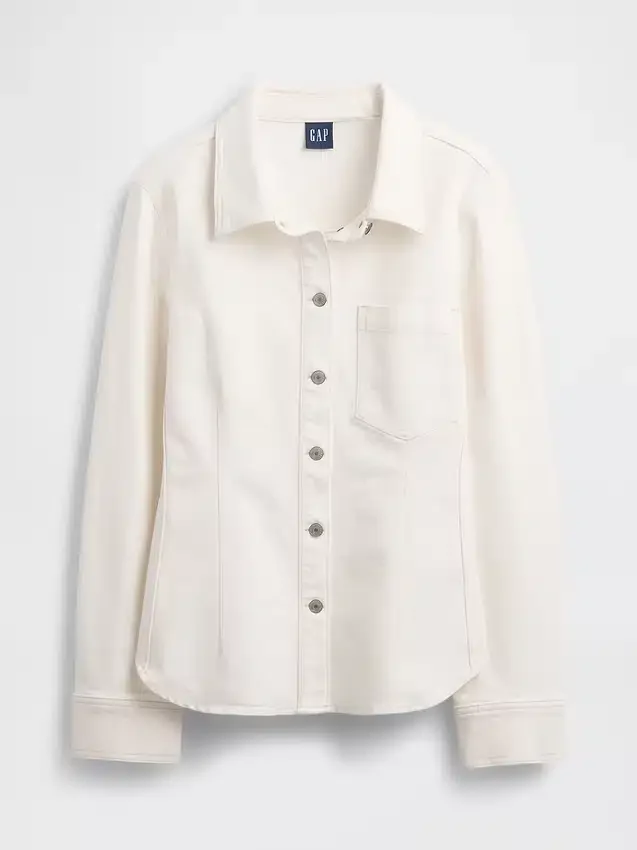 Chemise en denim cintrée