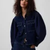 Chemise en denim à manches ballon GAP × Hfr par Latoucha