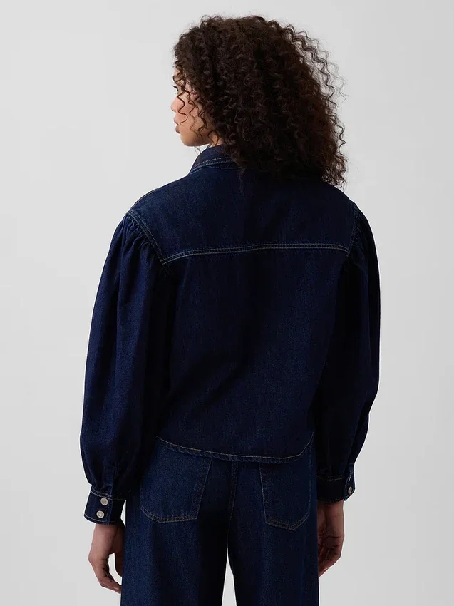 Chemise en denim à manches ballon GAP × Hfr par Latoucha