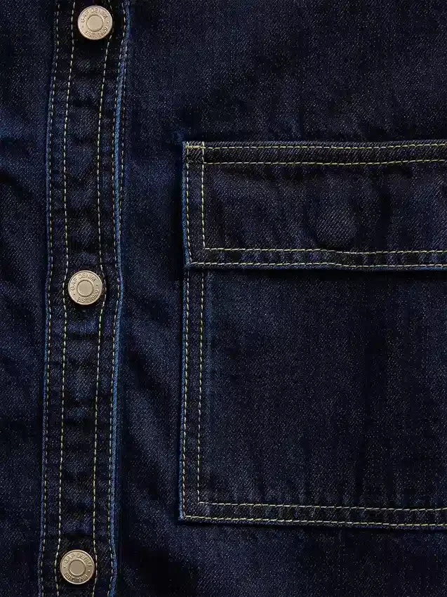 Chemise en denim à manches ballon GAP × Hfr par Latoucha