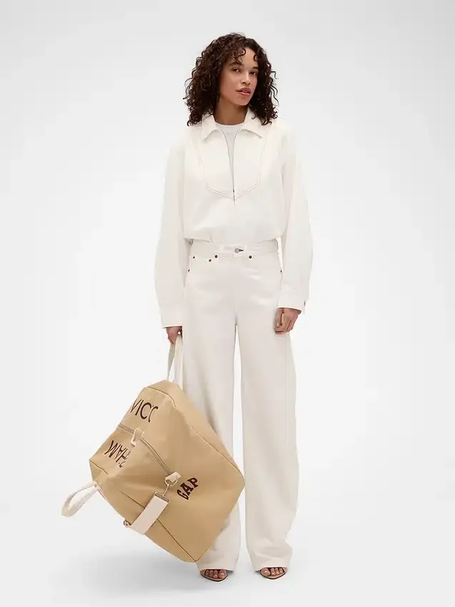 Chemise en denim zippée GAP × Victoria Beckham