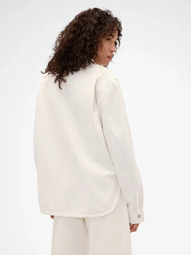 Chemise en denim zippée GAP × Victoria Beckham