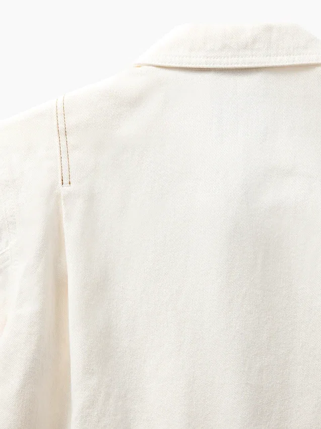 Chemise en denim zippée GAP × Victoria Beckham