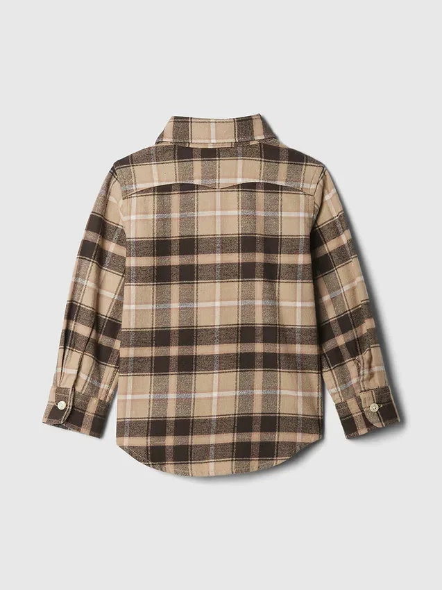 Chemise en flanelle de coton bio pour Bébé & Enfant