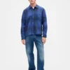 Chemise en flanelle à la coupe décontractée