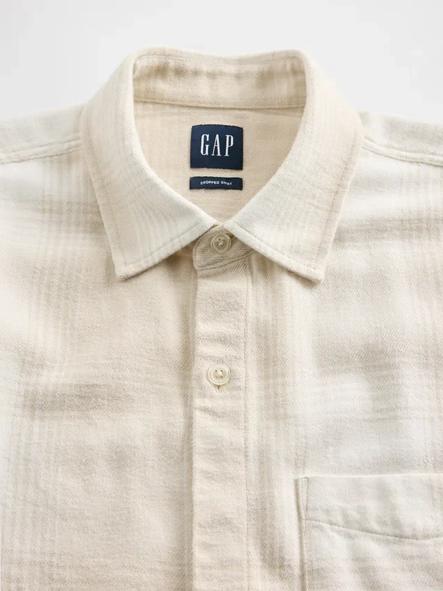 Chemise en flanelle à la coupe décontractée