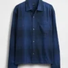 Chemise en flanelle à la coupe décontractée