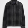 Chemise en flanelle à la coupe décontractée