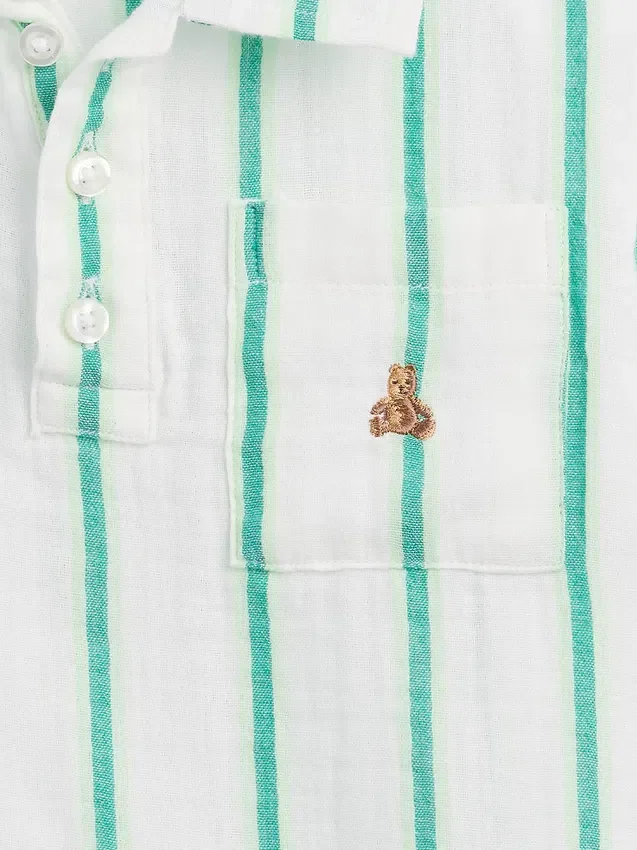 Chemise en gaze de coton imprimée pour Bébé & Enfant