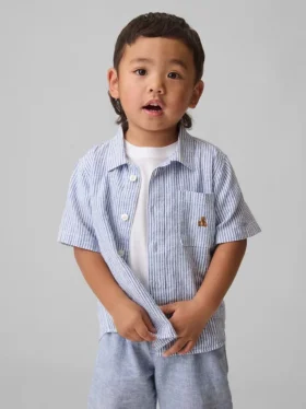 Chemise en lin et coton pour Bébé & Enfant