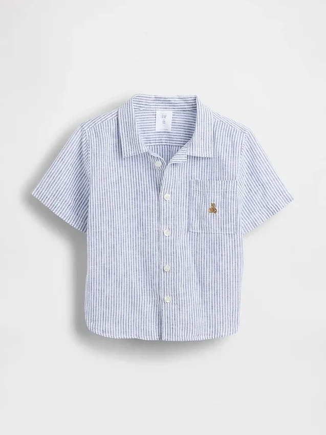 Chemise en lin et coton pour Bébé & Enfant