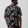 Chemise en lin et coton texturée
