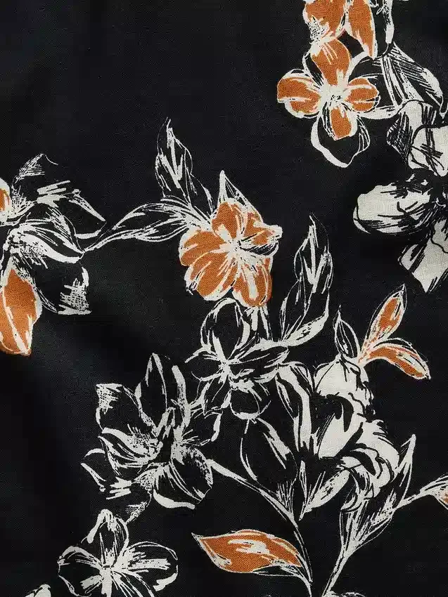Chemise en lin et coton texturée