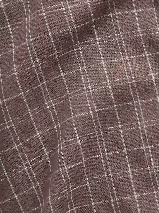 Chemise en lin et coton texturée