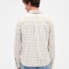 Chemise en sergé à ourlet droit