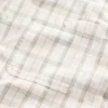 Chemise en sergé à ourlet droit