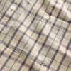Chemise en sergé à ourlet droit