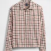 Chemise en sergé à ourlet droit