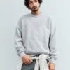 Chemise en sergé à ourlet droit