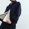 Chemise en sergé à ourlet droit