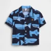 Chemise imprimée en popeline de coton bio pour Bébé & Enfant