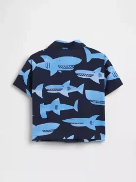 Chemise imprimée en popeline de coton bio pour Bébé & Enfant