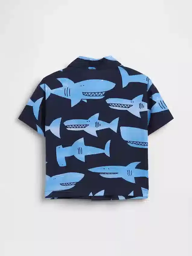 Chemise imprimée en popeline de coton bio pour Bébé & Enfant