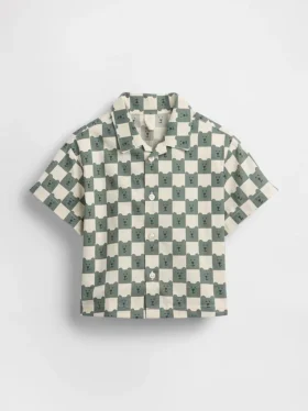 Chemise imprimée en popeline de coton bio pour Bébé & Enfant