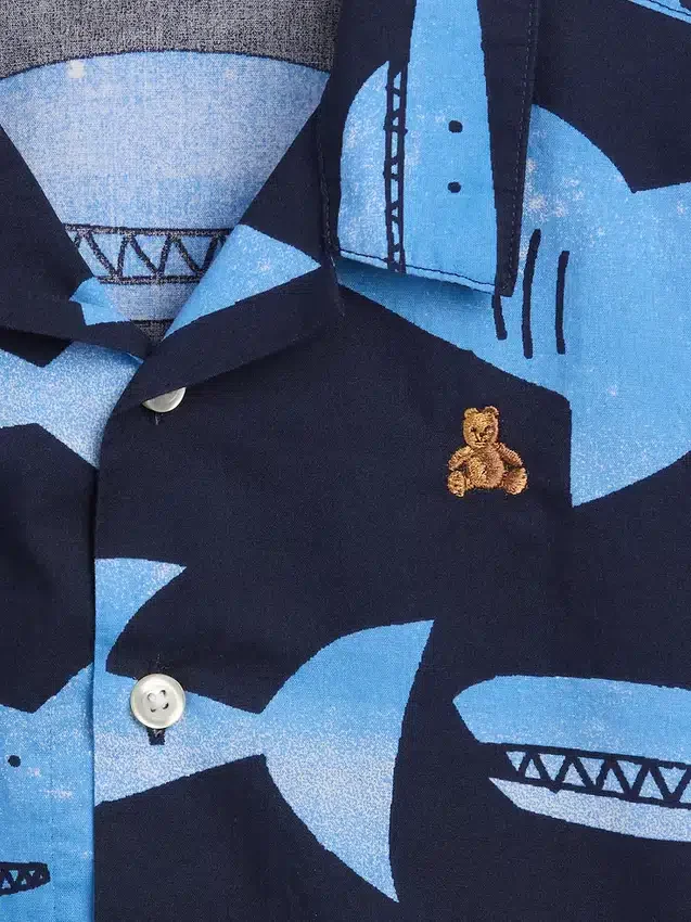 Chemise imprimée en popeline de coton bio pour Bébé & Enfant