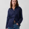 Chemise oversize 100 % lin
