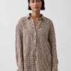 Chemise oversize 100 % lin