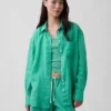 Chemise oversize 100 % lin