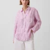 Chemise oversize 100 % lin