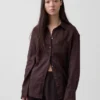 Chemise oversize 100 % lin