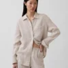 Chemise oversize 100 % lin