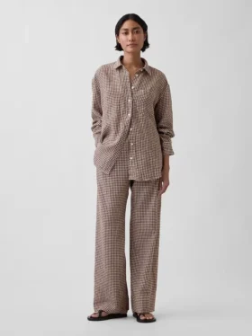 Chemise oversize 100 % lin