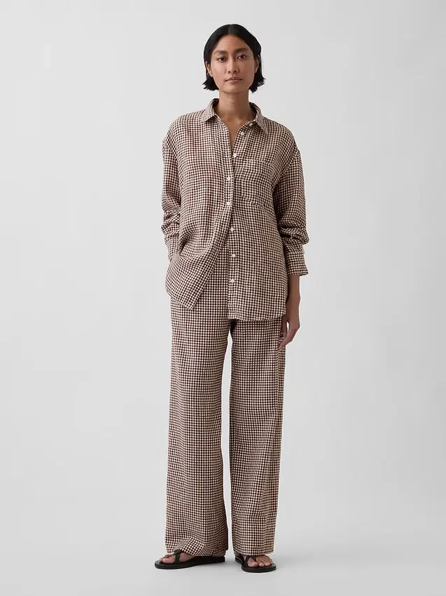 Chemise oversize 100 % lin