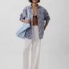 Chemise oversize 100 % lin