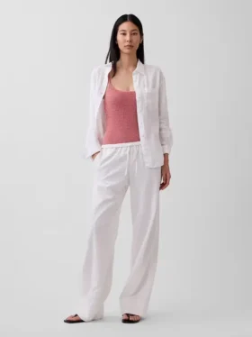 Chemise oversize 100 % lin