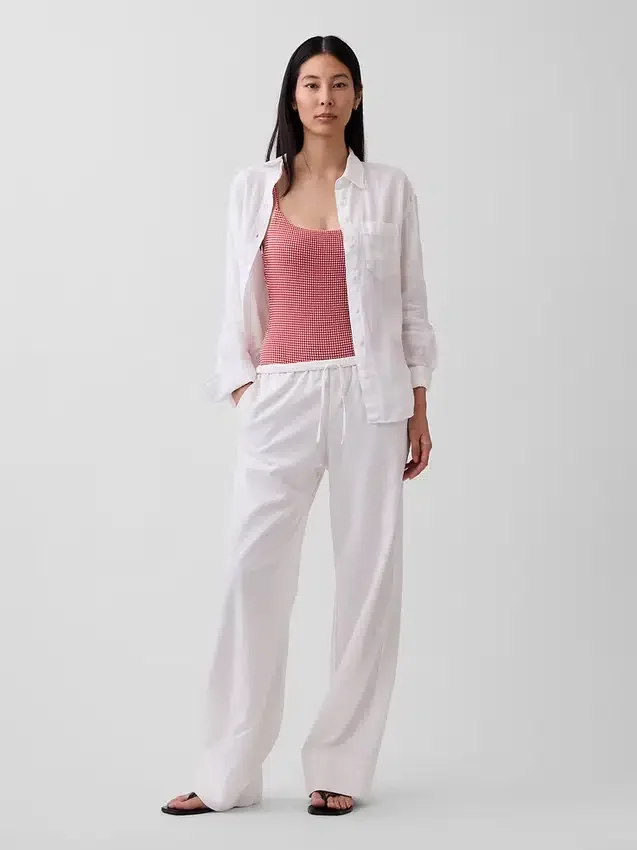 Chemise oversize 100 % lin