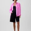 Chemise oversize 100 % lin