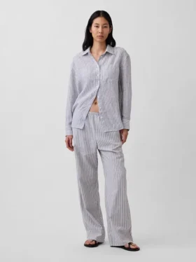Chemise oversize 100 % lin