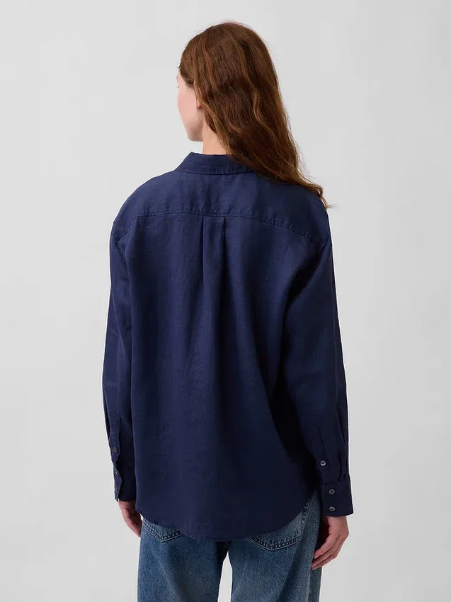 Chemise oversize 100 % lin