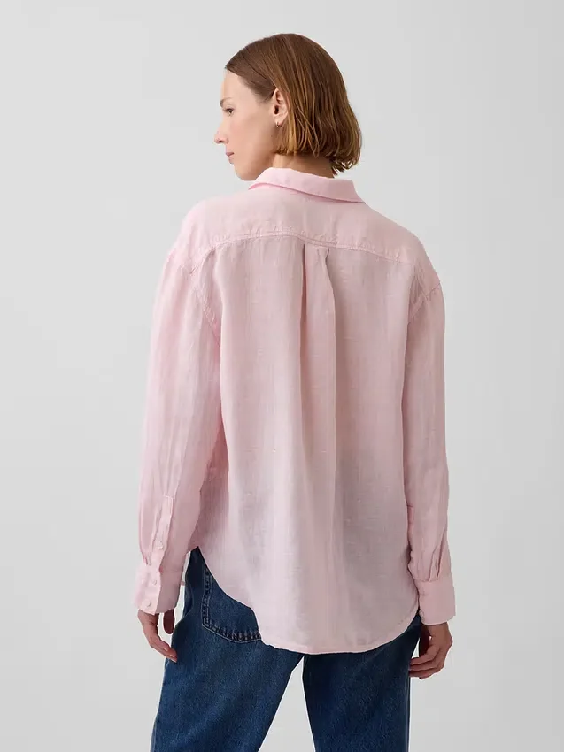 Chemise oversize 100 % lin