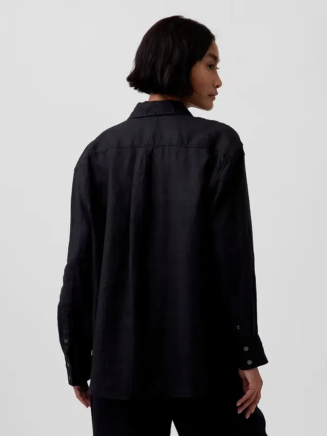 Chemise oversize 100 % lin