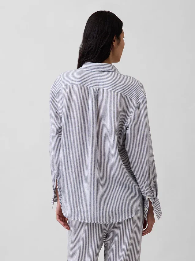 Chemise oversize 100 % lin