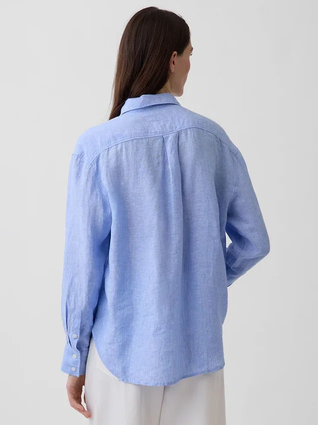 Chemise oversize 100 % lin