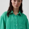 Chemise oversize 100 % lin