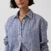 Chemise oversize 100 % lin